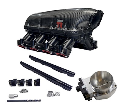 Carbon pTR LT1 Bundle - Intake Manifold, Fuel Rails & Throttle Body LARGE