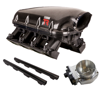 Carbon pTR Cathedral Bundle - Intake Manifold, Fuel Rails & Throttle Body THUMBNAIL